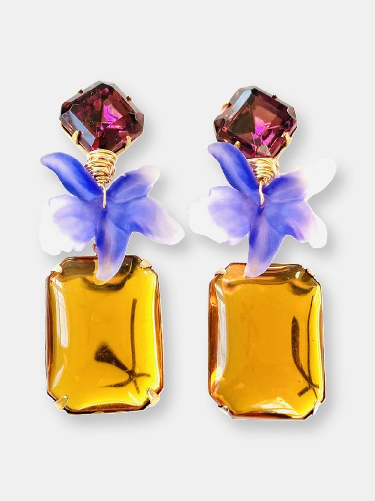 The Pink Reef Wild Orchid Amethyst And Citrine - Multi