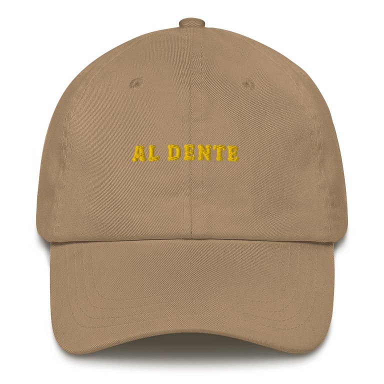 Al Dente - Embroidered Cap - Khaki