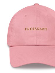 Croissant - Embroidered Cap - Pink