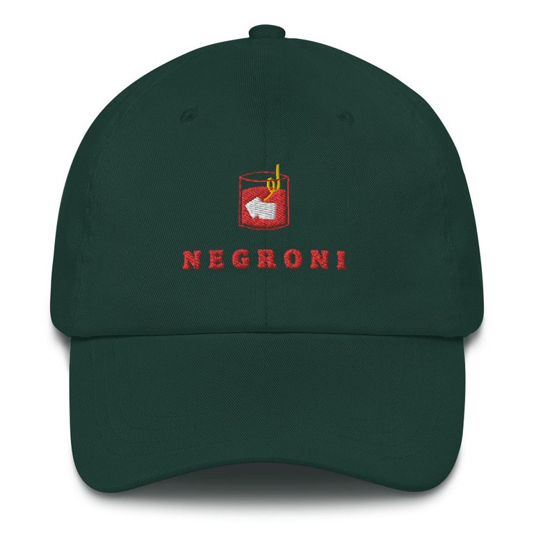 Negroni - Embroidered Cap - Spruce