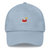 Negroni Glass - Embroidered Cap - Light Blue