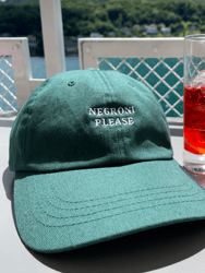 Negroni Please - Embroidered Cap