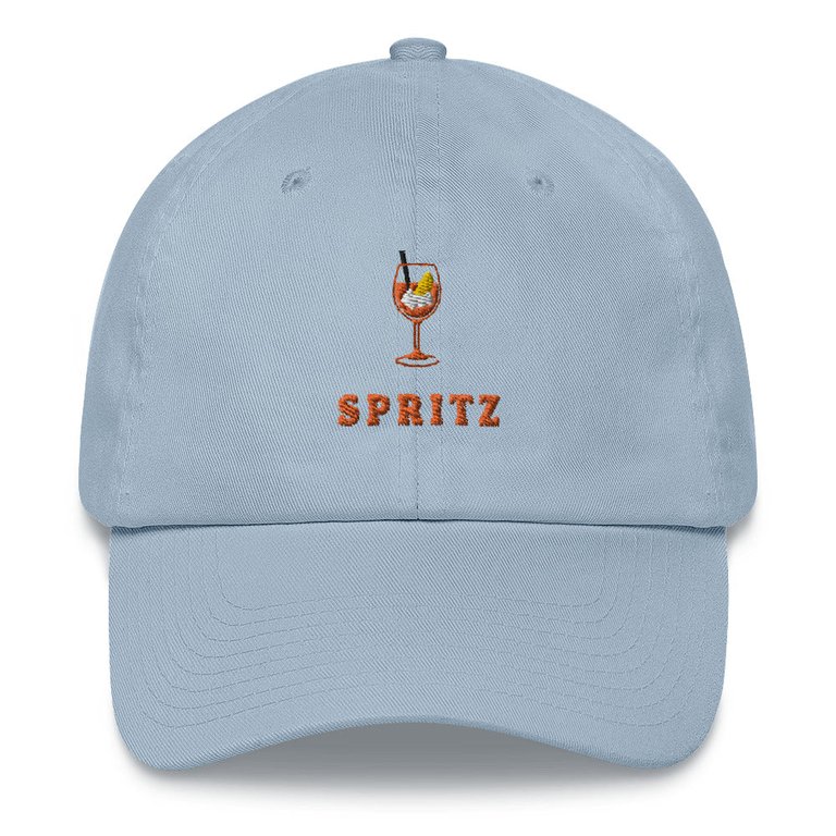 Spritz Embroidered Cap - Light Blue