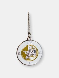 Leo Enamel Zodiac Pendant