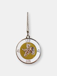 Leo Enamel Zodiac Pendant