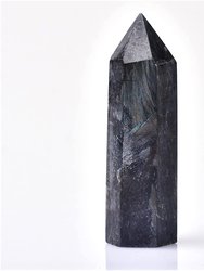 Natural Astrophyllite Aka Arfvedsonite Obelisk Tower Point - Blue