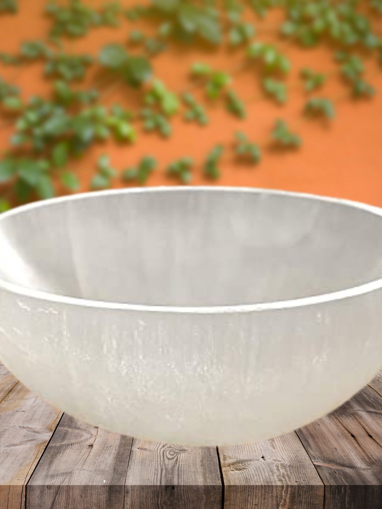 Polished Selenite Bowl For Jewelry Or Crystals