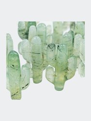 Prehnite Crystal Cactus Sculpture