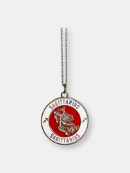 Sagittarius Enamel Zodiac Pendant