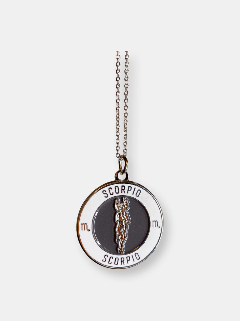 Scorpio Enamel Zodiac Pendant