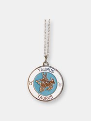 Taurus Enamel Zodiac Pendant