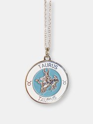 Taurus Enamel Zodiac Pendant