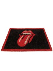 The Rolling Stones Lips Door Door Mat (Black/Red) (One Size)