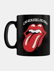 The Rolling Stones Retro Tongue Mug (Black/Red) (One Size)