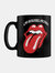 The Rolling Stones Retro Tongue Mug (Black/Red) (One Size)