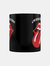 The Rolling Stones Retro Tongue Mug (Black/Red) (One Size)