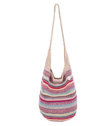 120 Hobo Bag - Stripes-Eden Stripe