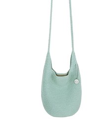 121 Crossbody Bag - Hand Crochet - Aqua