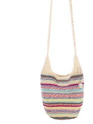 121 Crossbody Bag - Hand Crochet - Eden Stripe