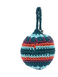 9-Piece Ornament Set - Hand Crochet - Teal Multi