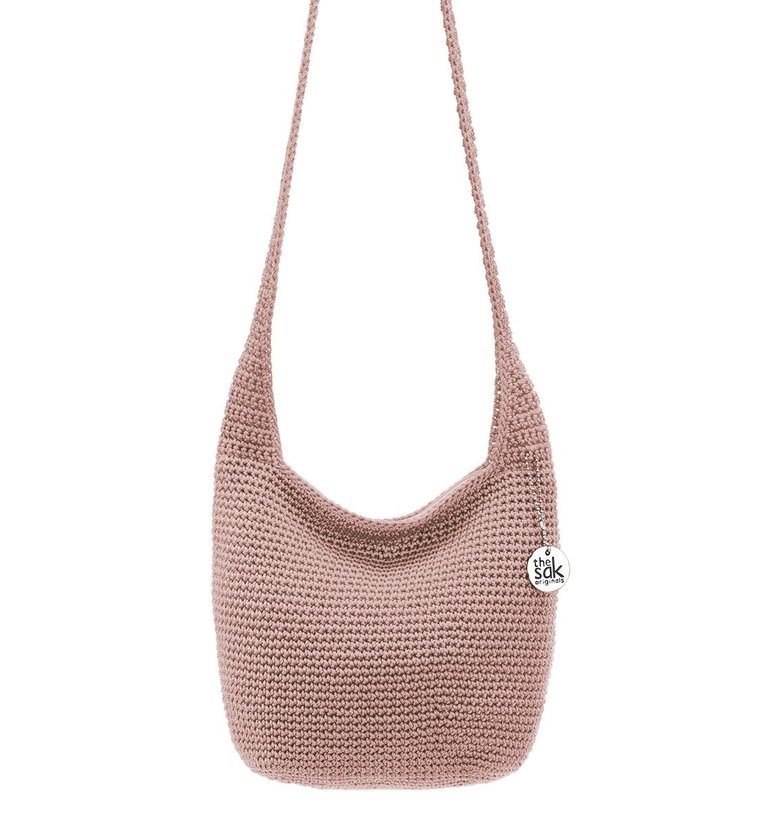 Asher Crossbody - Hand Crochet - Seashell