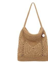Ava Hobo Bag - Hand Crochet - Bamboo Patch