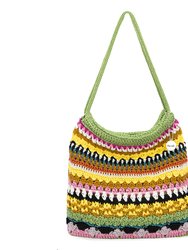 Ava Hobo Bag - Hand Crochet - Island Dusk