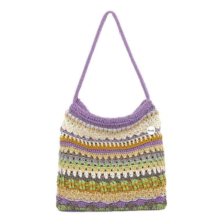 Ava Hobo Bag - Hand Crochet - Garden Party