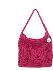 Ava Mini Hobo Bag - Hand Crochet - Pinkberry Patch