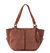 Bolinas Satchel Tote - Leather - Teak Leaf Embossed