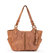 Bolinas Satchel Tote - Leather - Tobacco Floral Embossed
