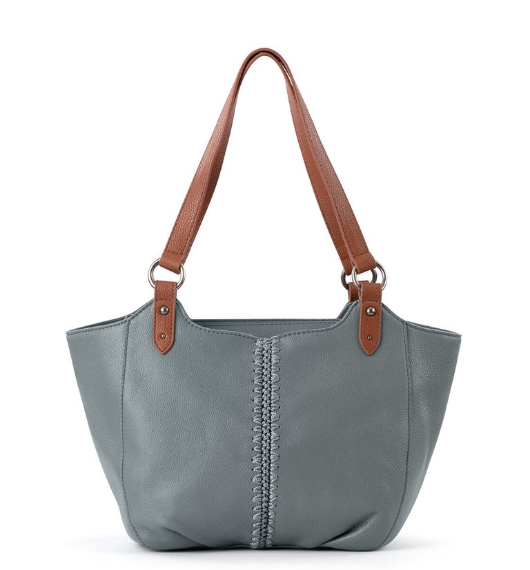 Bolinas Satchel Tote - Dusty Blue Grey