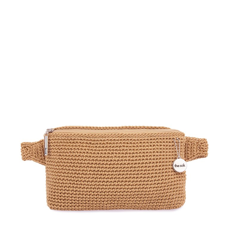 Caraway Small Belt Bag - Hand Crochet - Bamboo