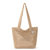Casual Classics Tote - Hand Crochet - Bamboo With Gold