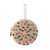 Circle Coin Pouch - Hand Crochet - Ecru Multi Beads