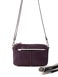 Cora Smartphone Crossbody Bag - Aubergine