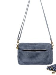 Cora Smartphone Crossbody Bag - Hand Crochet - Maritime