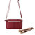 Cora Smartphone Crossbody Bag - Crimson