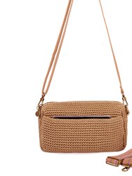 Cora Smartphone Crossbody Bag - Hand Crochet - Bamboo