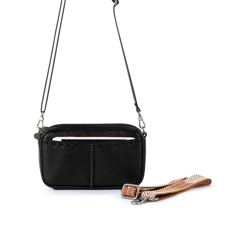 Cora Smartphone Crossbody Bag - Black