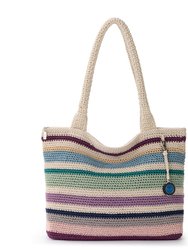 Crafted Classics Carryall Tote - Hand Crochet - Mendocino Stripe