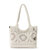 Crafted Classics Carryall Tote - Hand Crochet - Natural Medallion