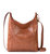 De Young Crossbody Bag - Leather - Tobacco Floral Embossed