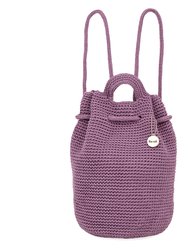 Dylan Small Backpack - Hand Crochet - Heather