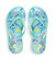 Encore Flip Flops - Rubber - Turquoise Seascape