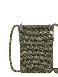 Essential North South Phone Bag - Moss Static