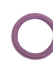 Finch Bangle - Hand Crochet - Heather