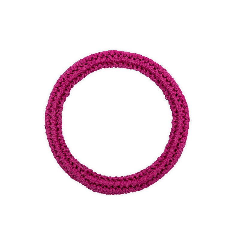 Finch Bangle - Hand Crochet - Pinkberry