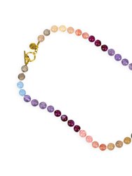 Hollis Collar Necklace - Stone - Rainbow Multi