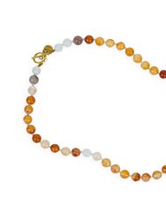 Hollis Collar Necklace - Stone - Flame Multi